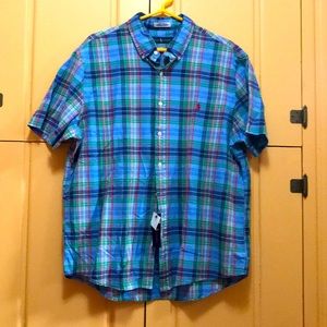 Ralph Lauren short sleeve button shirt. NWT.